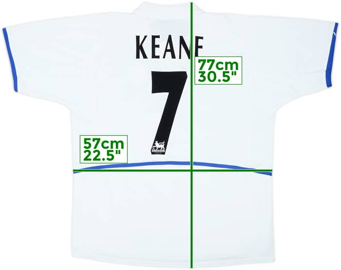 2002-03 Leeds United Home Shirt Keane #7 - 7/10 - (XL)