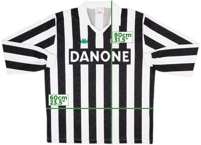 1992-94 Juventus Home L/S Shirt - 9/10 - (XXL)