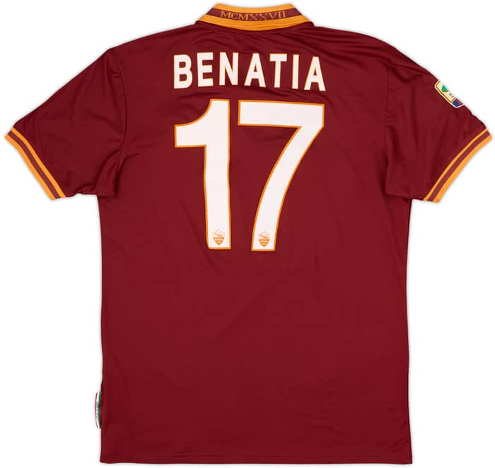 2013-14 Roma Home Shirt Benatia #17 - 7/10 - (S)