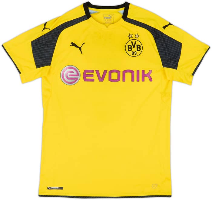 2016-17 Borussia Dortmund Home European Shirt Bartra #5 - 4/10 - (M)