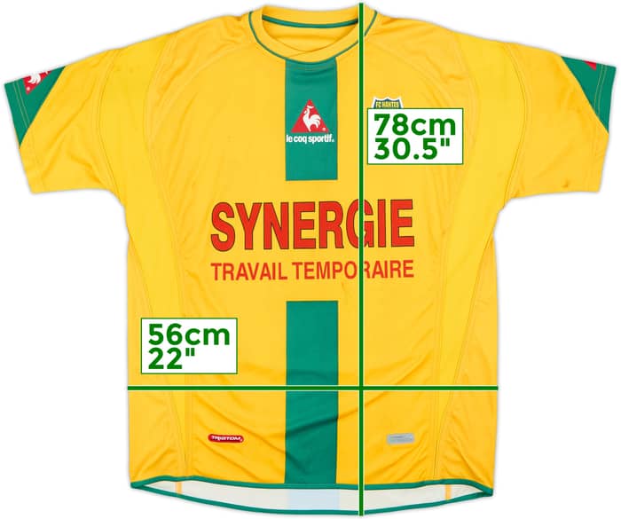 2004-05 Nantes Home Shirt - 5/10 - (L)