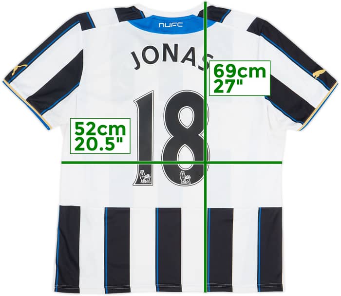 2013-14 Newcastle Home Shirt Jonas #18 - 7/10 - (M)