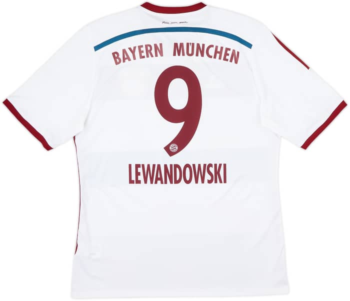 2014-15 Bayern Munich Away Shirt Lewandowski #9 - 8/10 - (L)