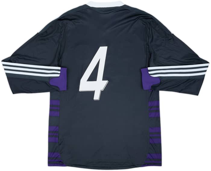 2009-11 Anderlecht Home L/S Shirt #4 - 8/10 - (M)