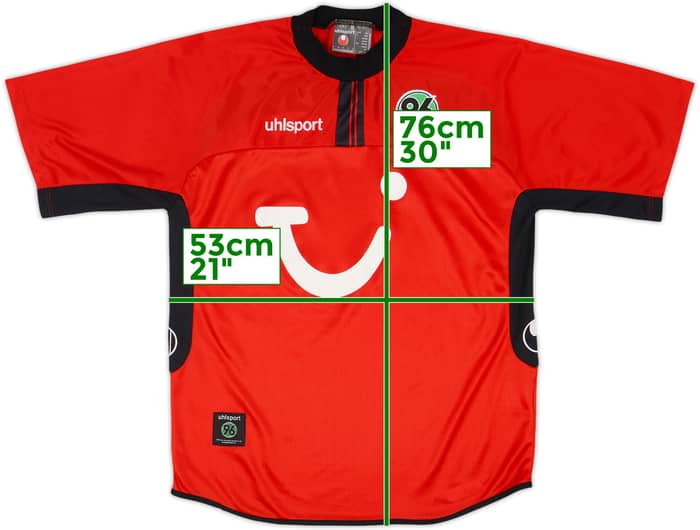 2002-03 Hannover 96 Home Shirt - 7/10 - (XL)