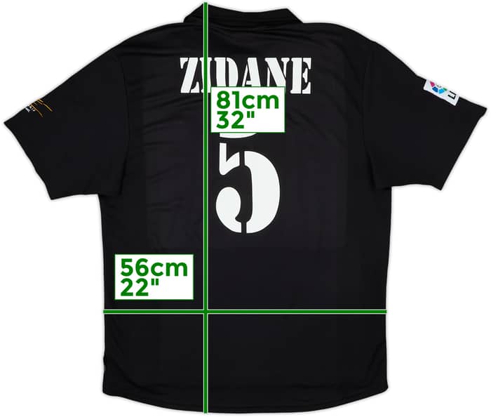 2002-03 Real Madrid Centenary Away Shirt Zidane #5 - 5/10 - (XL)
