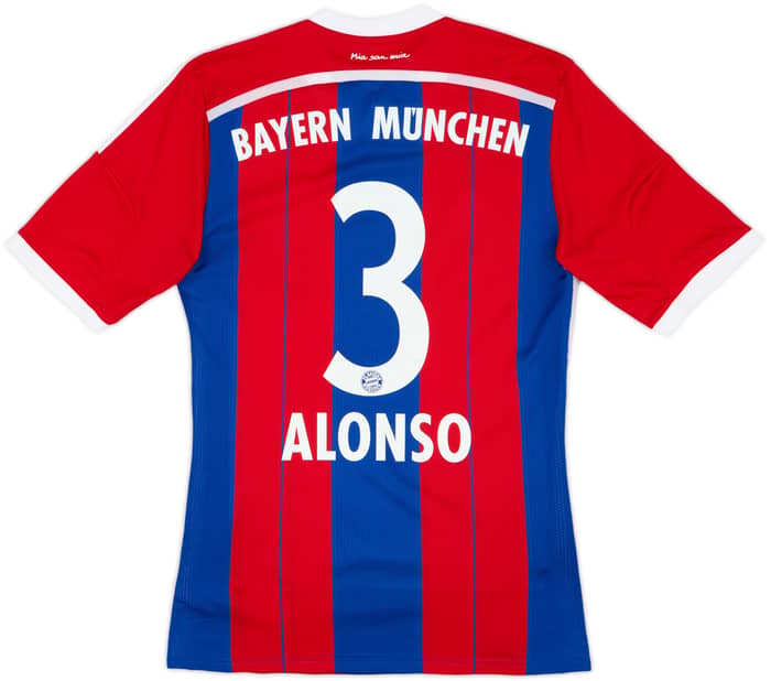 2014-15 Bayern Munich Home Shirt Alonso #3 - 7/10 - (S)