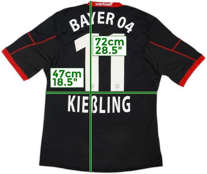 Camiseta de local del Bayer Leverkusen 2013-14 Kiessling #11 - 6/10 - (M)