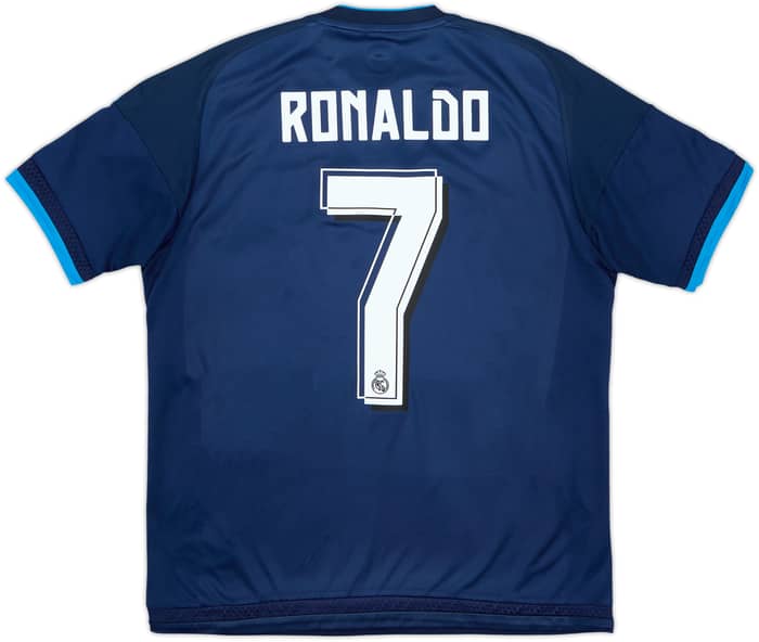 2015-16 Real Madrid Tercera Camiseta Ronaldo #7 - 6/10 - (S)