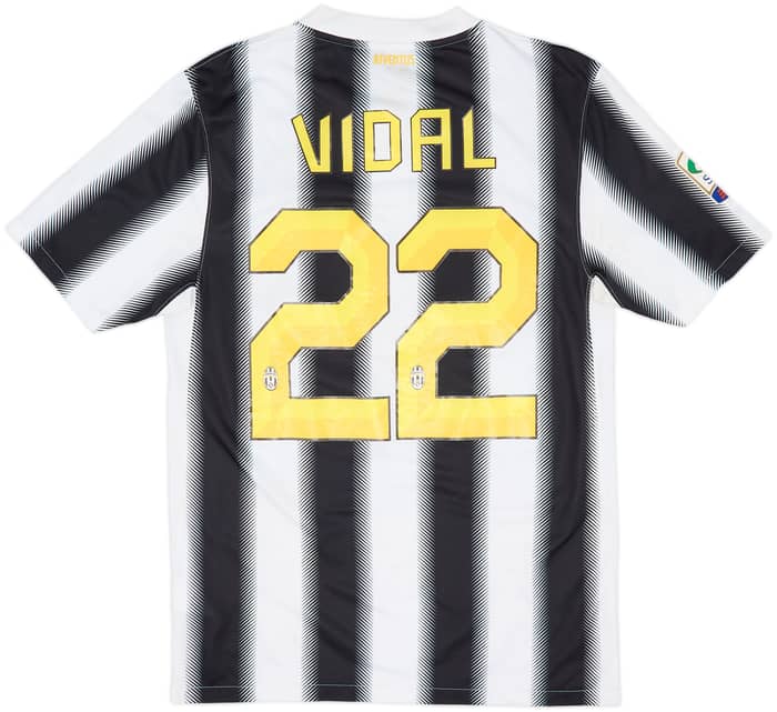 2011-12 Juventus Home Shirt Vidal #22 - 5/10 - (S)