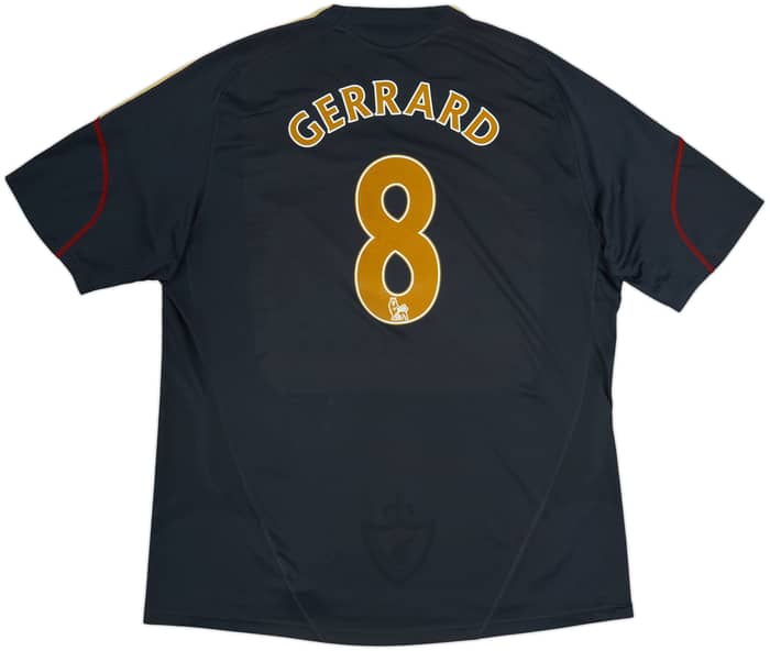 2009-10 Liverpool Away Shirt Gerrard #8 - 5/10 - (XXL)