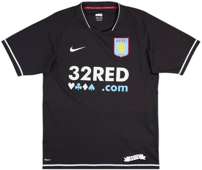 2007-08 Aston Villa Third Shirt Young #7 - 6/10 - (S)