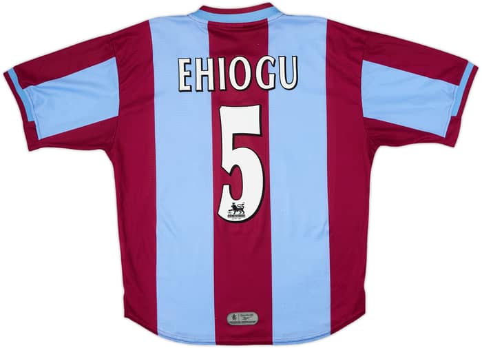 1999-00 Aston Villa Home Shirt Ehiogu #5 - 6/10 - (M)