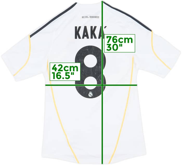 2009-10 Real Madrid Home Shirt Kaka #8 - 6/10 - (S)