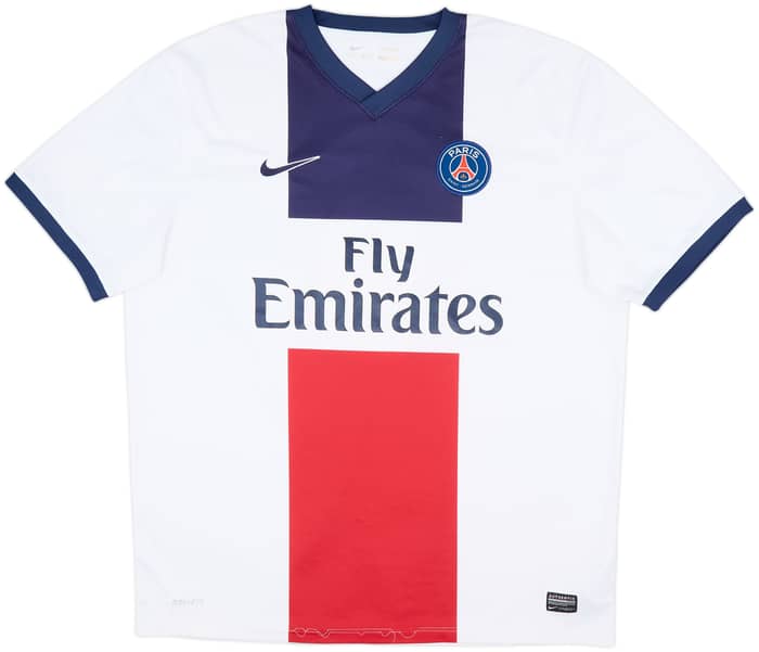 2013-14 Paris Saint-Germain Away Shirt Cavani #9 - 6/10 - (XL)