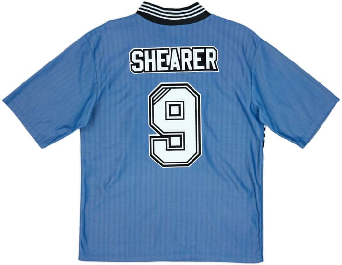 1996-97 Newcastle Away Shirt Shearer #9 - 8/10 - (L)