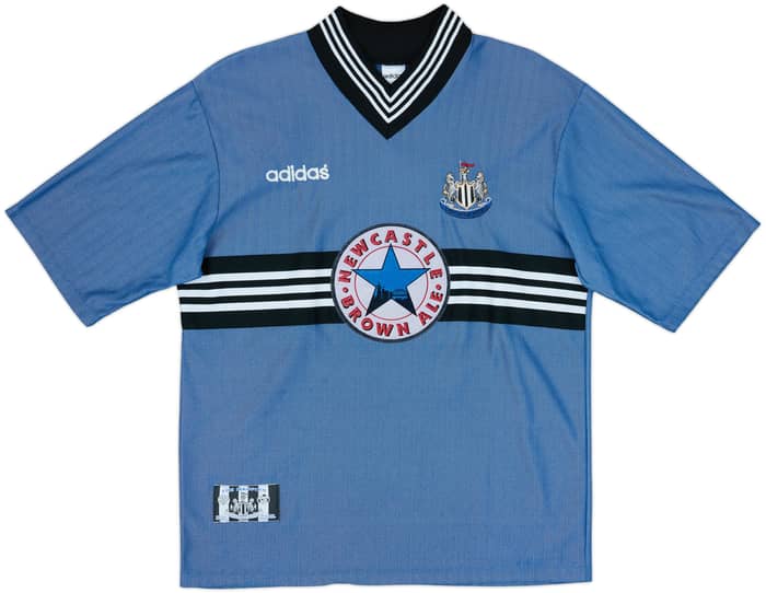 1996-97 Newcastle Away Shirt Shearer #9 - 8/10 - (L)