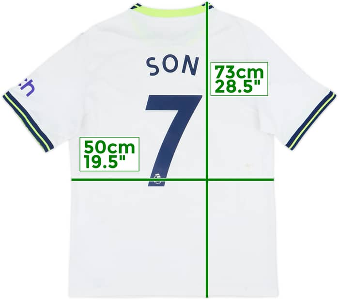 2022-23 Tottenham Home Shirt Son #7 - 9/10 - (M)
