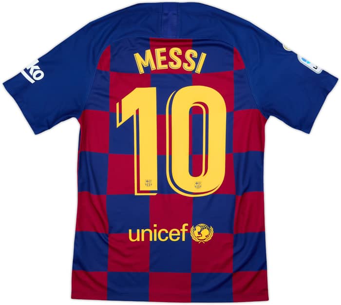 2019-20 Barcelona Home Shirt Messi #10 - 8/10 - (S)