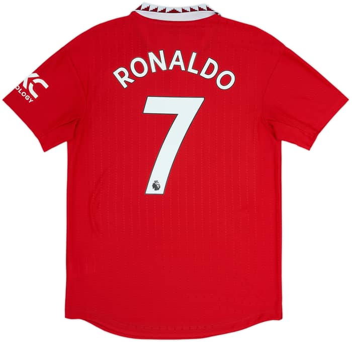 Camiseta auténtica de local del Manchester United 2022-23 Ronaldo #7 - 10/10 - (M)