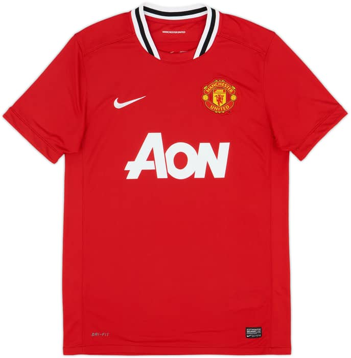 2011-12 Manchester United Home Shirt Giggs #11 - 8/10 - (M)