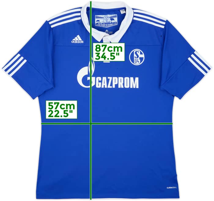 2010-12 Schalke Home Shirt - 4/10 - (XXL)