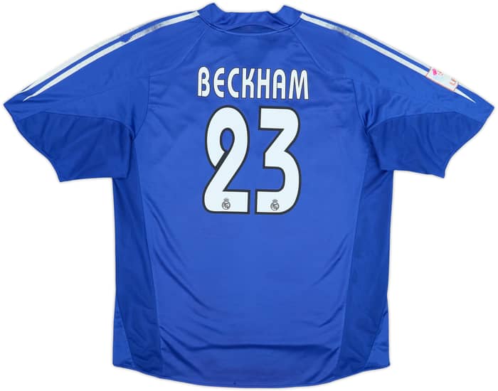 2004-05 Real Madrid Third Shirt Beckham #23 - 5/10 - (XL)