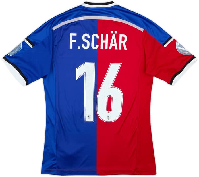2014-15 FC Basel Home Shirt F.Schar #16 - 5/10 - (S)