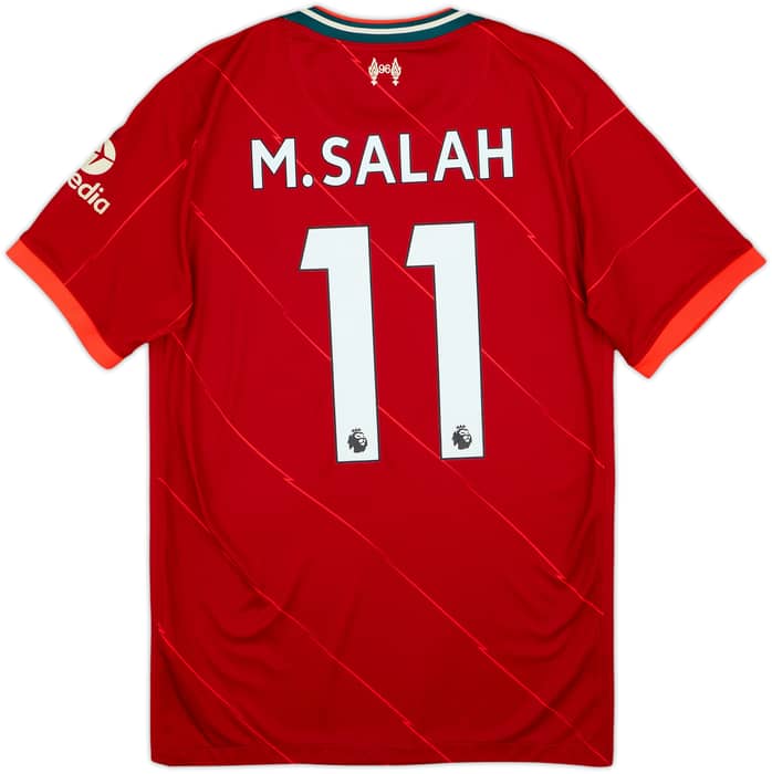 2021-22 Liverpool Home Shirt M.Salah #11 - 5/10 - (S)