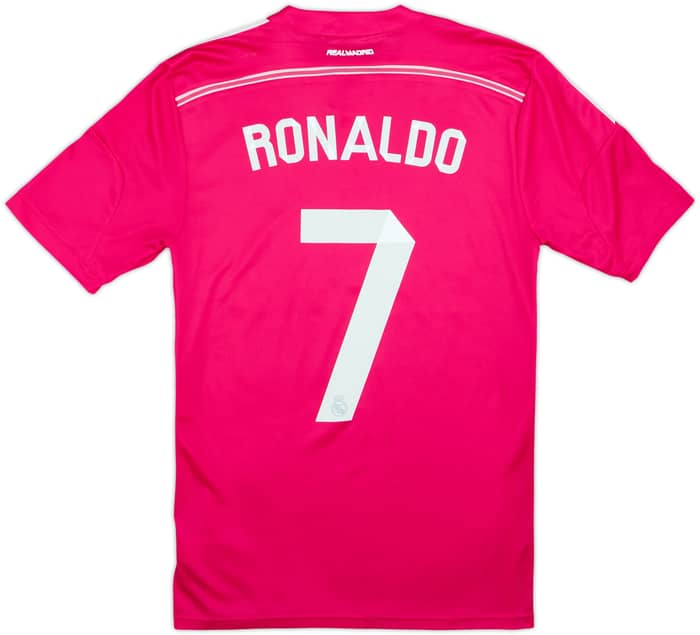 Camiseta de visitante del Real Madrid 2014-15 versión jugador Ronaldo #7 - 8/10 - (M)