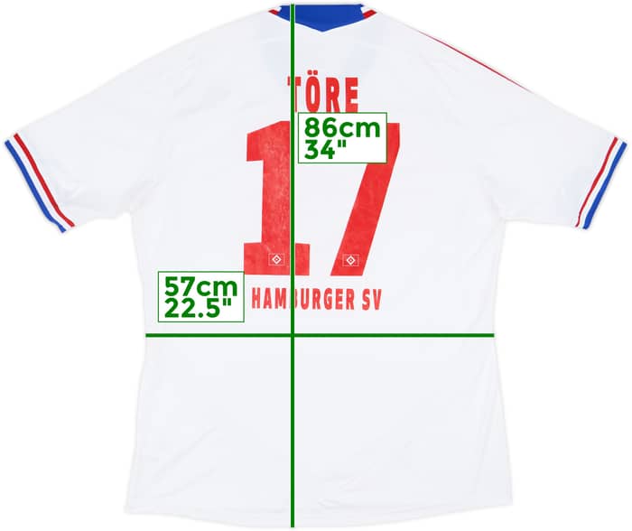 2011-12 Hamburg Home Shirt Tore #17 - 6/10 - (XXL)
