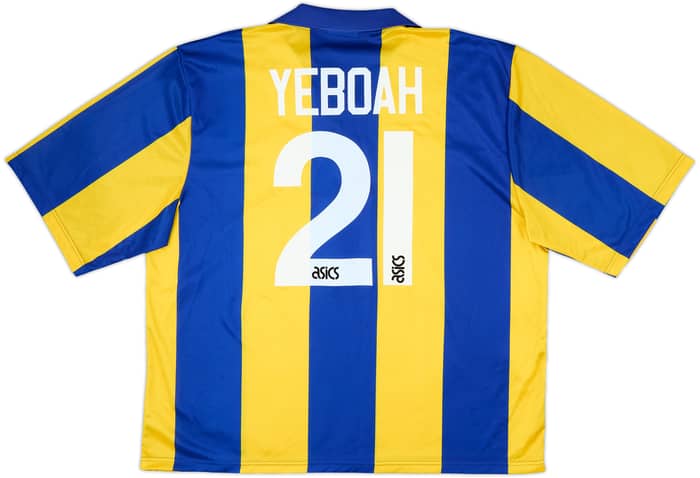 1993-95 Leeds United Away Shirt Yeboah #21 - 8/10 - (XXL)