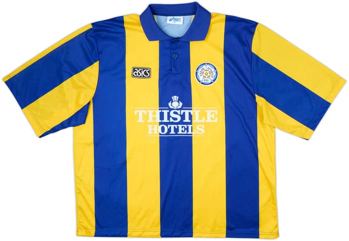 1993-95 Leeds United Away Shirt Yeboah #21 - 8/10 - (XXL)