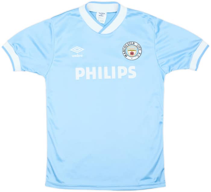1985-87 Manchester City Camiseta Local - 8/10 - (S)