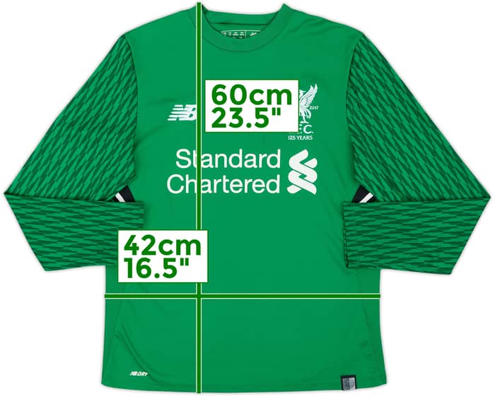 2017-18 Liverpool '125 Years' GK Shirt - 8/10 - (M.Boys)