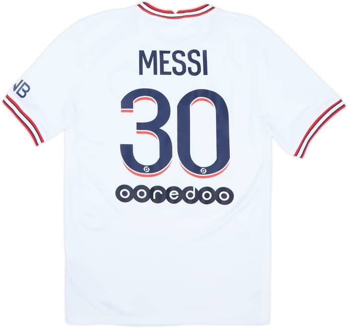 2021-22 Paris Saint-Germain Fourth Shirt Messi #30 - 8/10 - (XS)