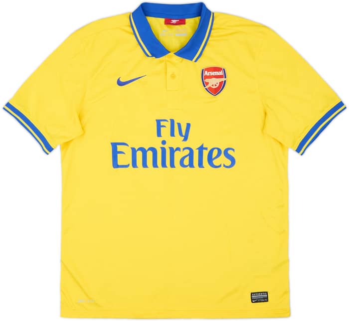 2013-14 Arsenal Away Shirt Wilshere #10 - 6/10 - (L)