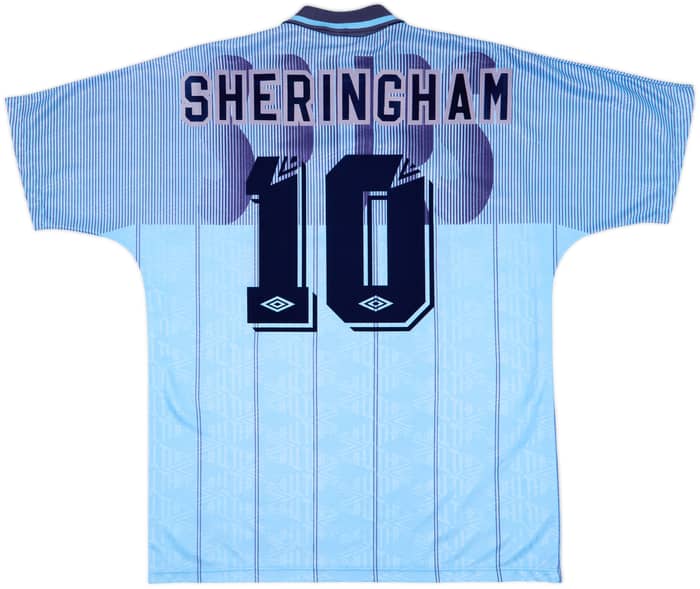 1991-94 Tottenham Third Shirt Sheringham #10 - 8/10 - (S)