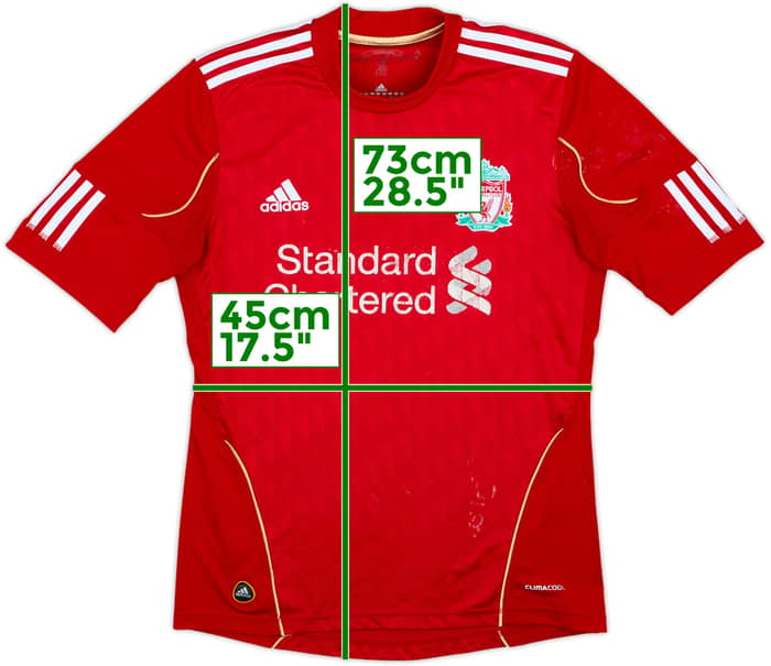 2010-12 Liverpool Home Shirt - 4/10 - (S)