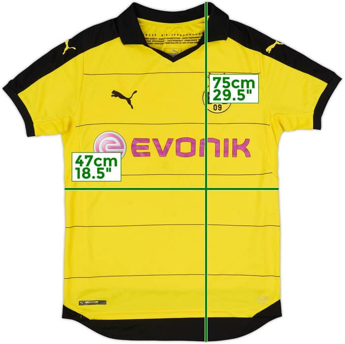 2015-16 Borussia Dortmund Home Shirt - 5/10 - (S)