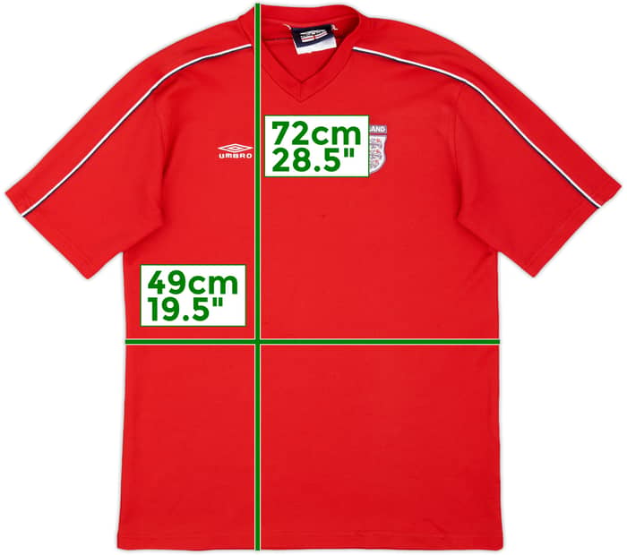 2002-04 England Umbro Training Shirt - 5/10 - (L)