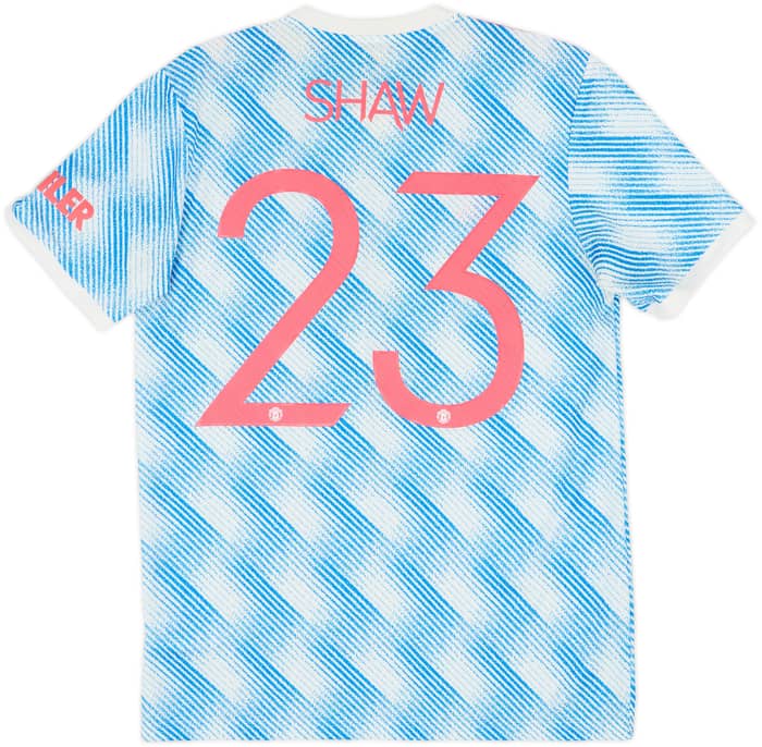 2021-22 Manchester United Away Shirt Shaw #23 - 10/10 - (M)