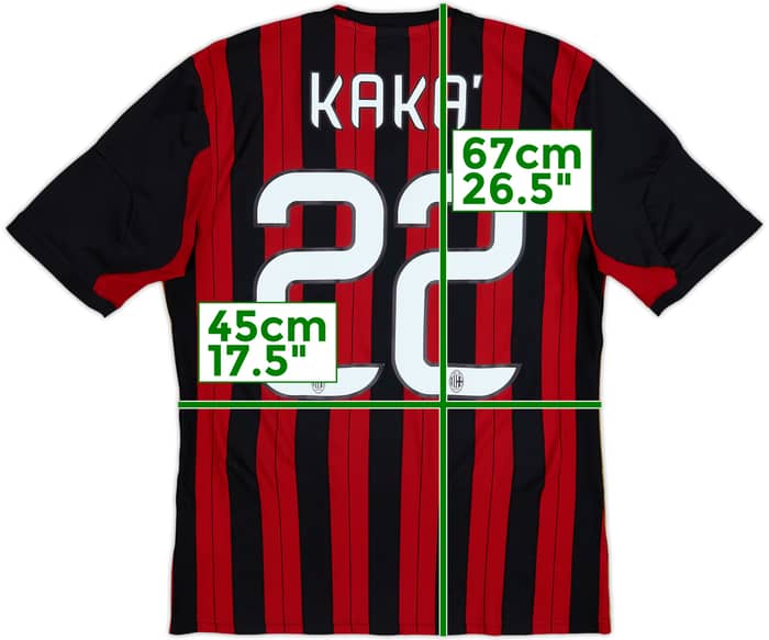 2013-14 AC Milan Home Shirt Kaka #22 - 7/10 - (M)