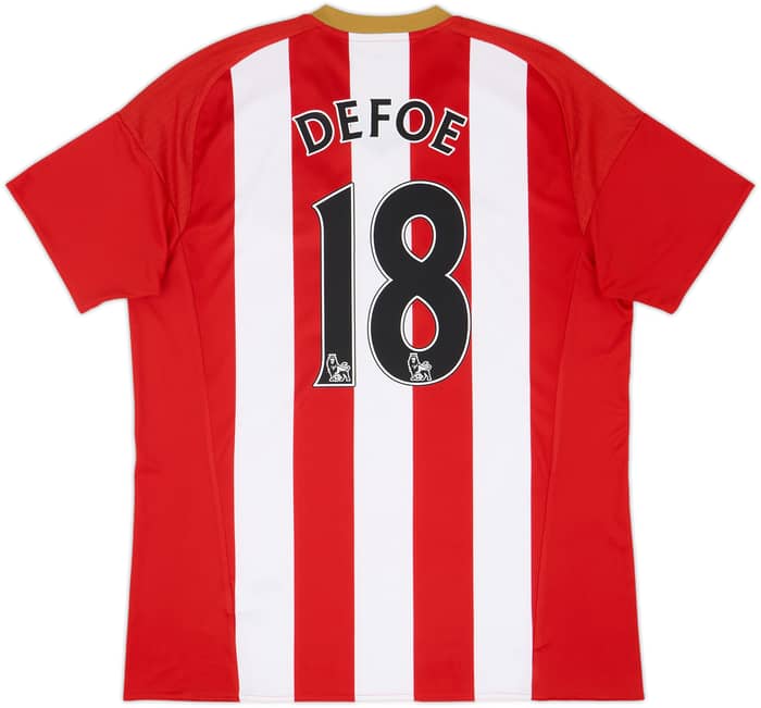 2016-17 Sunderland Home Shirt Defoe #18 - 8/10 - (L)