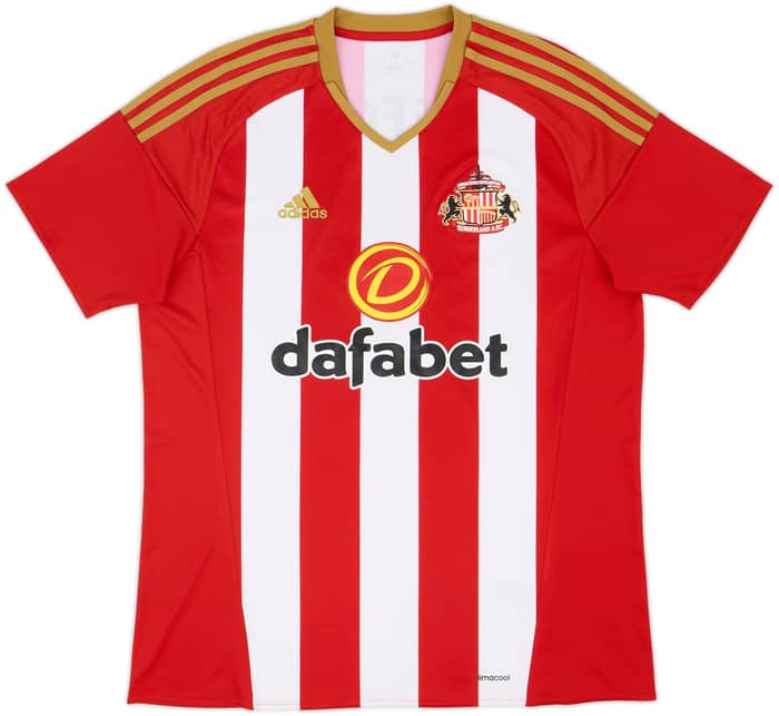 2016-17 Sunderland Home Shirt Defoe #18 - 8/10 - (L)