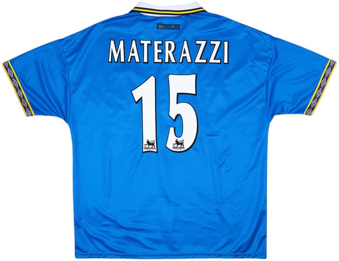 1997-99 Everton Home Shirt Materazzi #15 - 8/10 - (XXL)