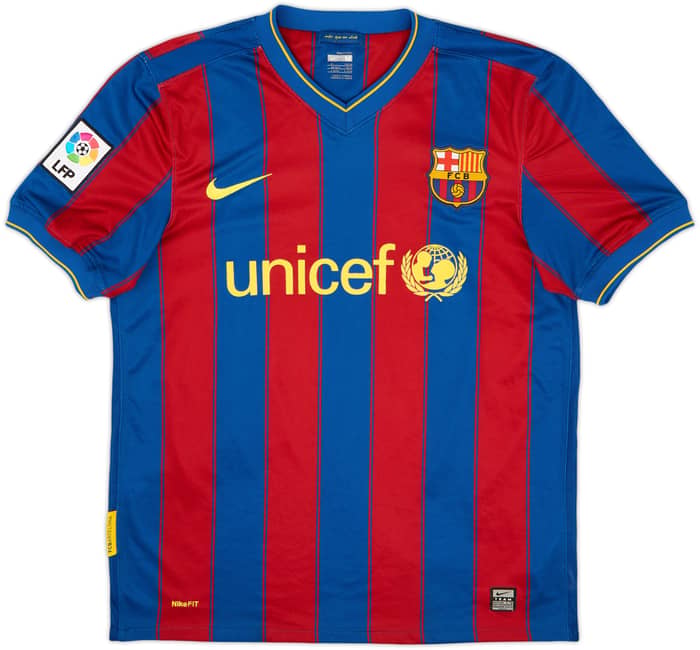 2009-10 Barcelona Home Shirt Ibrahimovic #9 - 8/10 - (M)