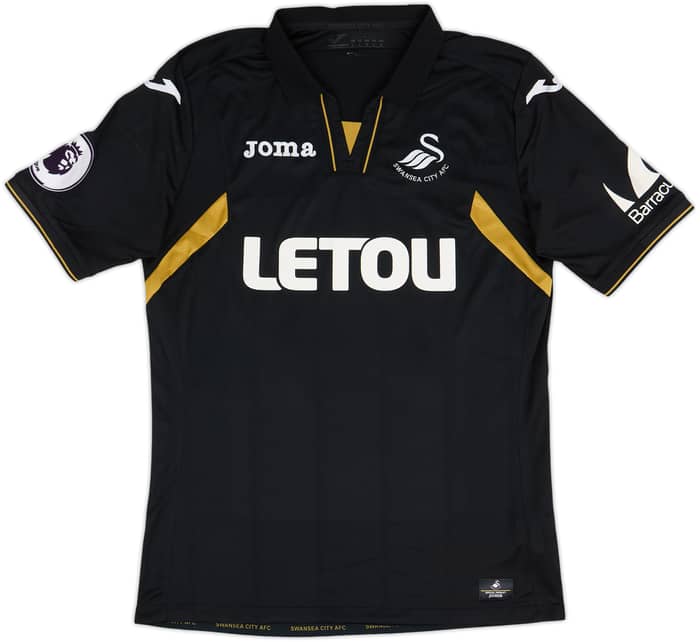2017-18 Swansea Third Shirt Wilfried #2 - 8/10 - (L)