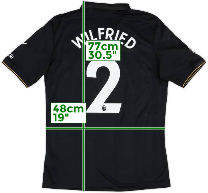 2017-18 Swansea Third Shirt Wilfried #2 - 8/10 - (L)