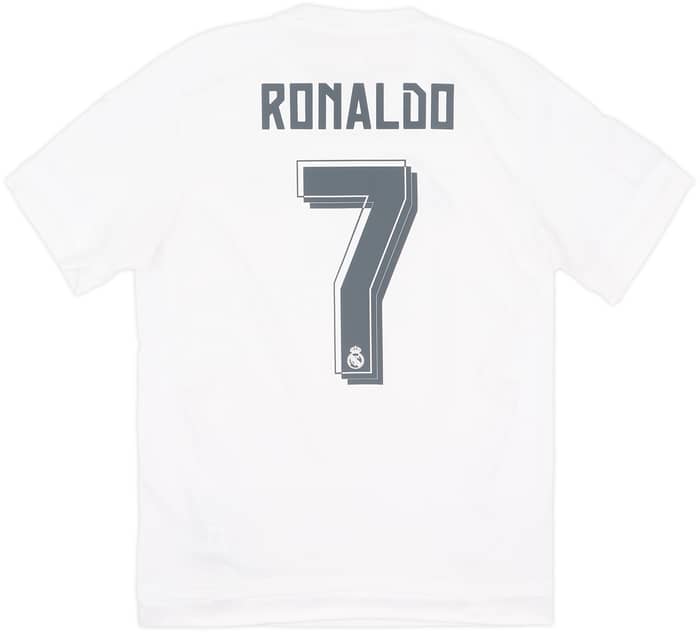2015-16 Real Madrid Home Shirt Ronaldo #7 - 6/10 - (M)